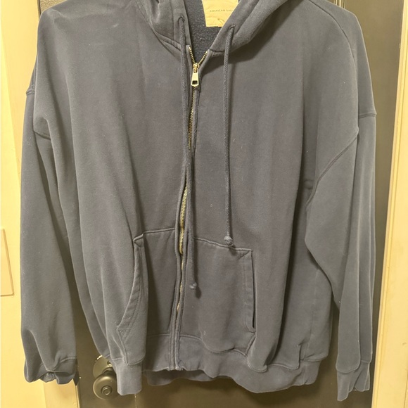 American Eagle Navy Blue Hoodie - Picture 2 of 4